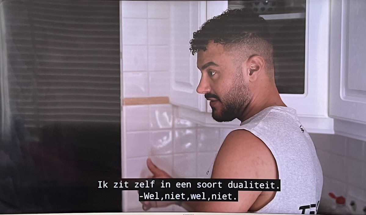 RenuHaarnack's tweet photo. Pppff wat is Wadie vermoeiend! Ben het eens met wanbetaler Timothy. Je eventuele partner is niet je psycholoog #benbvolliefdevooruit https://t.co/tVYtzg9haV