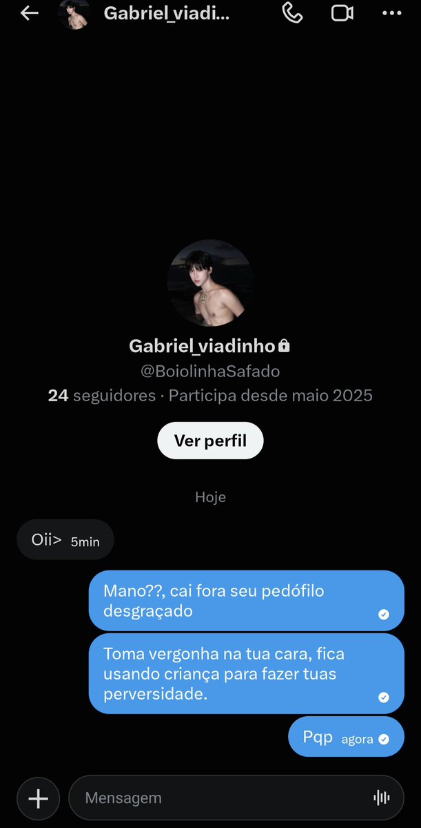 wolfpapix's tweet photo. ⚠️ 𝕼uero usar o engajamento que to tendo no momento para falar de uma coisa seria, muitas contas eu acabo seguindo pois retribuo e acabo não vendo o conteúdo até aparecer na minha TL ou interagir comigo, agora mesmo esse perfil apareceu para mim e peço que todos denunciem. https://t.co/JYE7k9e1wI