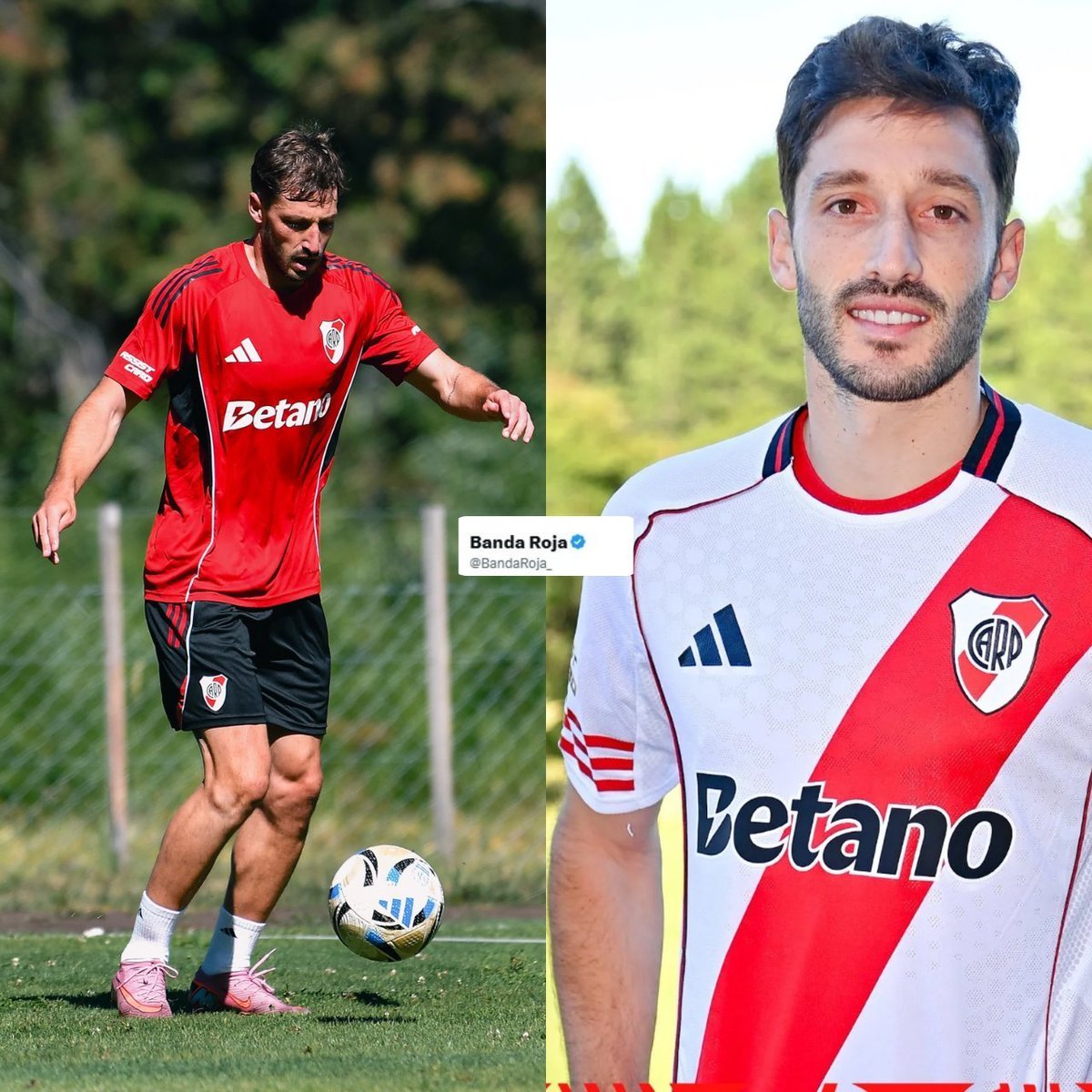 BandaRoja_'s tweet photo. 🚨👀 ¿QUÉ PASÓ CON MATÍAS VIÑA?

📌 #River intentó interrumpir el préstamo del uruguayo seis meses antes de su finalización, pero Flamengo rechazó la posibilidad y exigió el pago de una multa prevista en el contrato.

❌ Ante este escenario, la dirigencia decidió apartarlo y evitar que alcance la cantidad de minutos que obligaría al club a ejecutar la compra.

⚠️ Por decisión dirigencial, Eduardo Coudet no puede utilizarlo. Viña seguirá perteneciendo a #River hasta diciembre, salvo que se llegue a un acuerdo económico para su salida.

ℹ️ @simpraisa

ℹ @RiverLPM