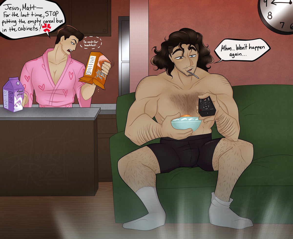 tokkiroze_'s tweet photo. 30 Day OC Challenge w/ @Meeblz96 Day 4: Eating Cereal!
—
Lewis was looking forward to having the cereal but his big back ahh brother ate it all 😩
#art #oc #originalcharacter #kelmorecity https://t.co/yoNWbTuBAp