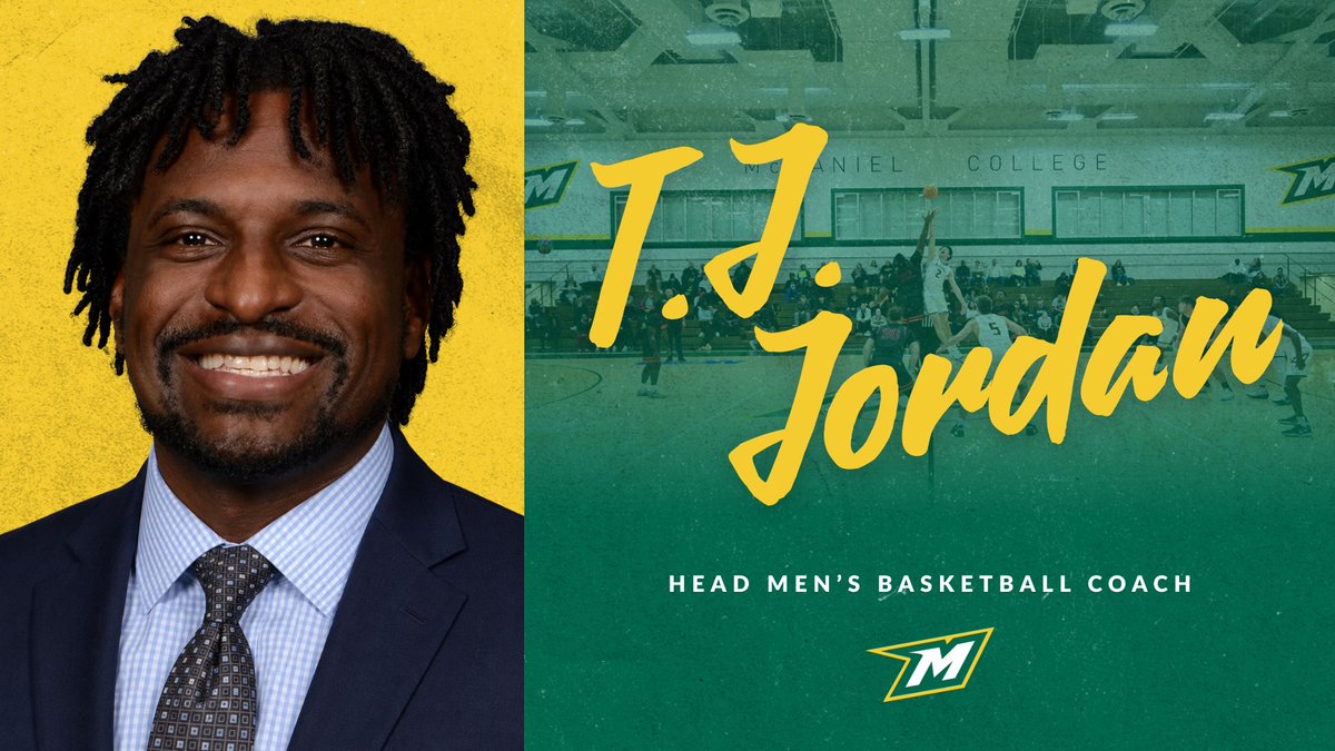 mcdanielsports's tweet photo. Director of Athletics Jeremy Shepherd announced on Monday that Maryland native T.J. Jordan has been selected as the new Head @McDaniel_MBB Coach at McDaniel College.

INFO: https://t.co/ziYrmUDACH 

#GetOnTheHill #d3hoops https://t.co/X0dTXSpCYP