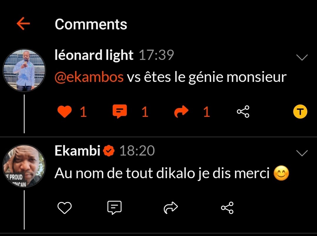 Ekambos tweet picture