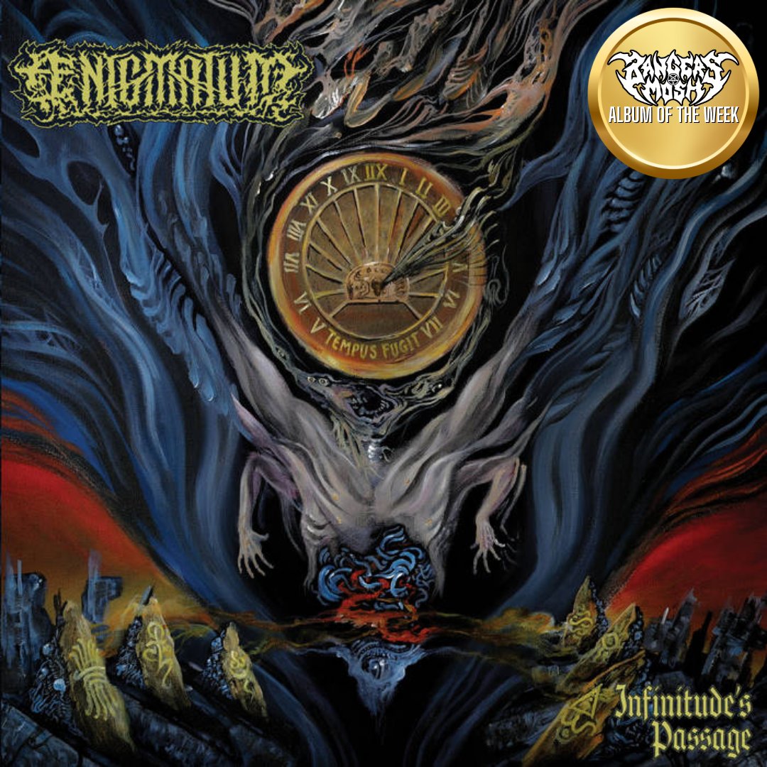 BangersP's tweet photo. 💿Album of the Week💿 

Ænigmatum - Infinitude's Passage 

Release Date: 31st July
Label: 20 Buck Spin
Genre: Death Metal     
Country: USA 🇺🇸

https://t.co/u4u0GgGKdP https://t.co/CZaePEyeYI