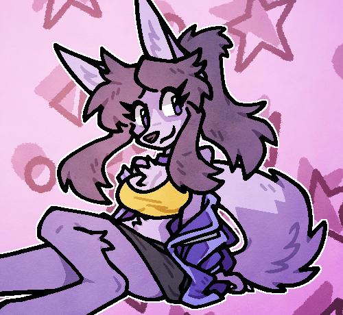bagelcollie's tweet photo. A couple of artfights for ribbon and stardustdog on bluesky ~ https://t.co/LKqLhg6ovX