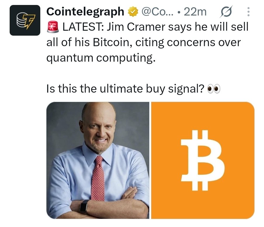 AITeChain's tweet photo. @WatcherGuru The Jim cramer effect https://t.co/ffjoc4kD2A