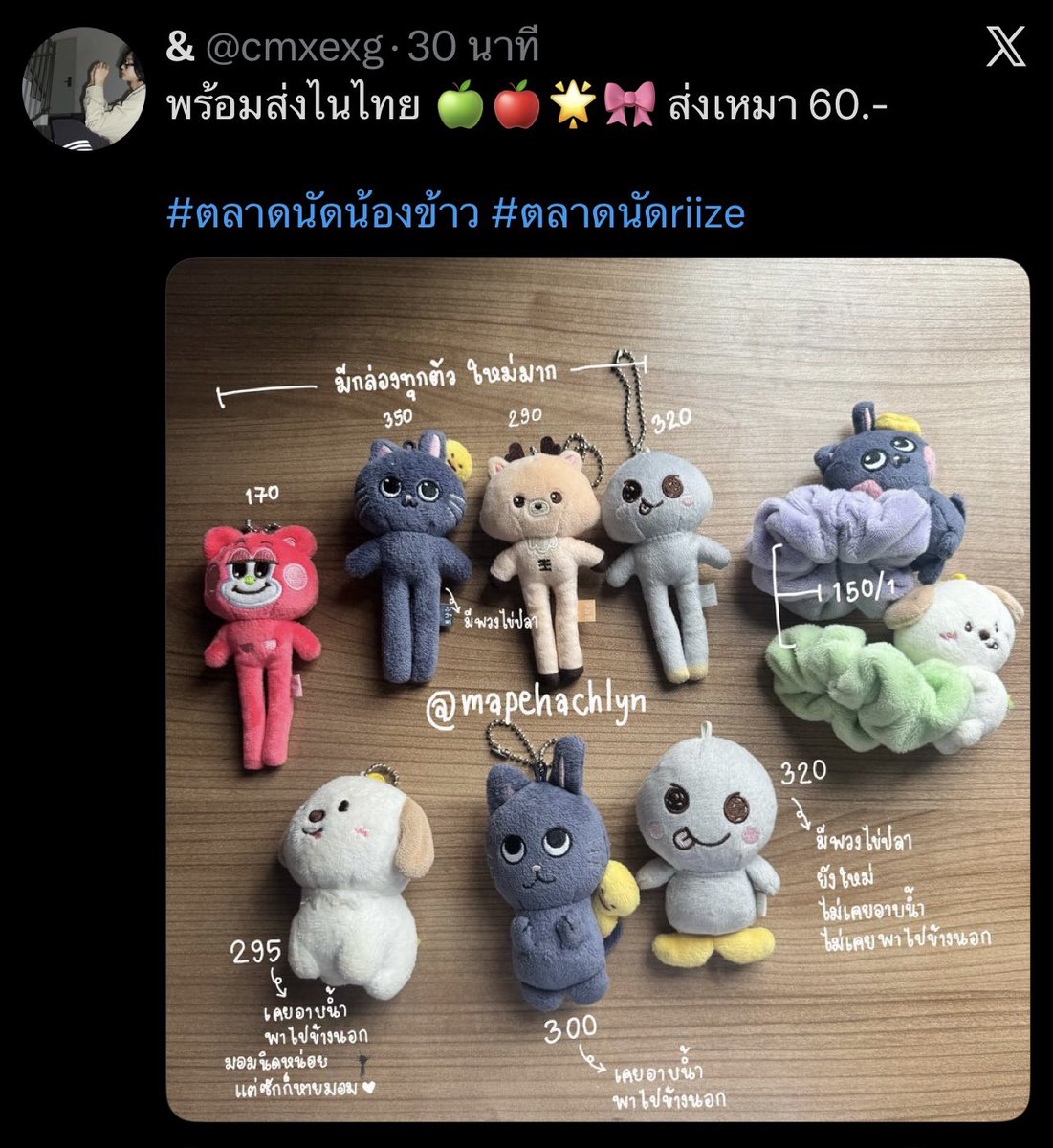impt2804's tweet photo. ⚠️⚠️ โกง cheater ⚠️⚠️
🚫ห้ามโอนเด็ดขาด ฝากรีพอร์ต+บล็อค🚫
➡️ @cmxexg @mapchachlyzfvg (มี 2 แอค)

#ตลาดนัดriize #ตลาดนัดRIIZE #ตลาดนัดน้องข้าว แอนตัน ม่อง มงรยงงี่ , อึนซอก ดลลี่, วอนบิน โทนยังด็อก, โชทาโร่ ริจึโกะ, โซฮี ตลบยอง ,ซองชาน อูรักบัม, อึ่ง หัวโต ขายาว ตุ๊กตา ผ้าห่ม doll https://t.co/Omt9hALc1x
