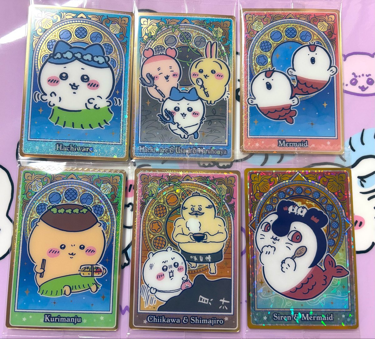 mimckw's tweet photo. 追加結果！ほんと今回発売のウエハース神引きだった…3人組揃ったの嬉しすぎるしセイレーンちゃんRほしかったから嬉しい🥲 https://t.co/WHYobcBYij
