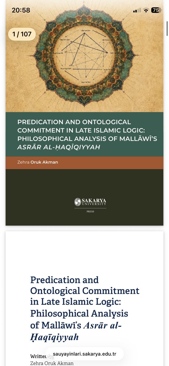 KusluHarun's tweet photo. İslam mantık geleneğinde mühim bir tartışma olan yüklemleme meselesinde dikkat çekici bir çalışma! SAÜ yayınlarından pdf olarak ulaşılabilir. 👇
Predication and Ontological Commitment in Late Islamic Logic
https://t.co/PIPkNiI4So https://t.co/ZUFaP2y2JC