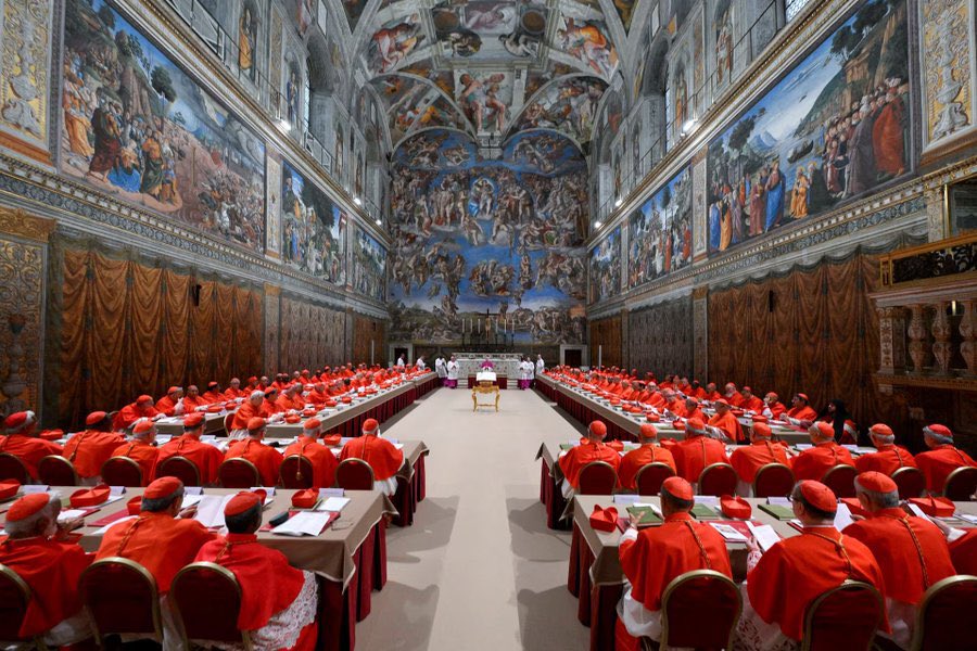 Uptownoflagos's tweet photo. Priesthood: Requires 8+ years of intensive Philosophy, Theology &amp; Rigorous qualification process

Bishop: Is equivalent to a double Professorship across multiple disciplines

Cardinals: Takes decades of advanced scholarly training, &amp; world-class diplomacy

They don’t fear you. 📌 https://t.co/Bv74KiceIe