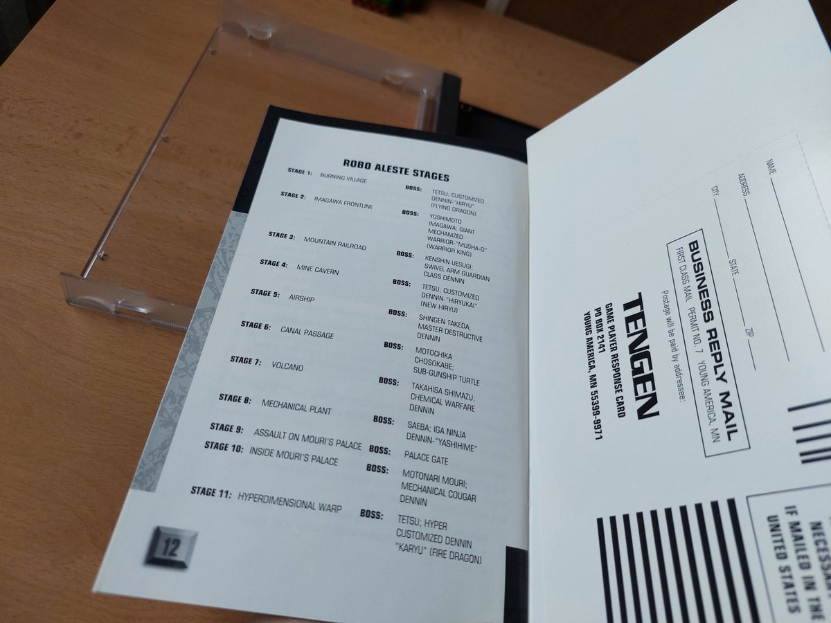 nuclearnightmar's tweet photo. Schönen #Retromontag euch allen!
Robo Aleste ist ein tolles Shootem up für Sega Mega CD aber die US Anleitung ist absolut fade
#retrogaming #segamegacd #roboaleste #megadrivemonday #segacd https://t.co/a9TVGG6rWq