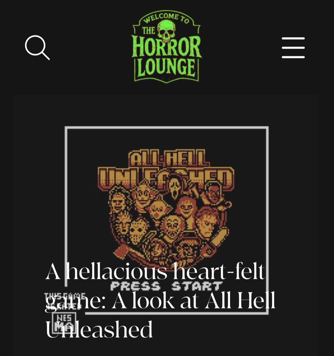 8bitslasher_'s tweet photo. Take a trip into the madness with The Horror Lounge’s in depth look at our free NES horror homebrew, All Hell Unleashed 💀 

https://t.co/Pn36aKxDp4 https://t.co/LSnvLH2KZ6