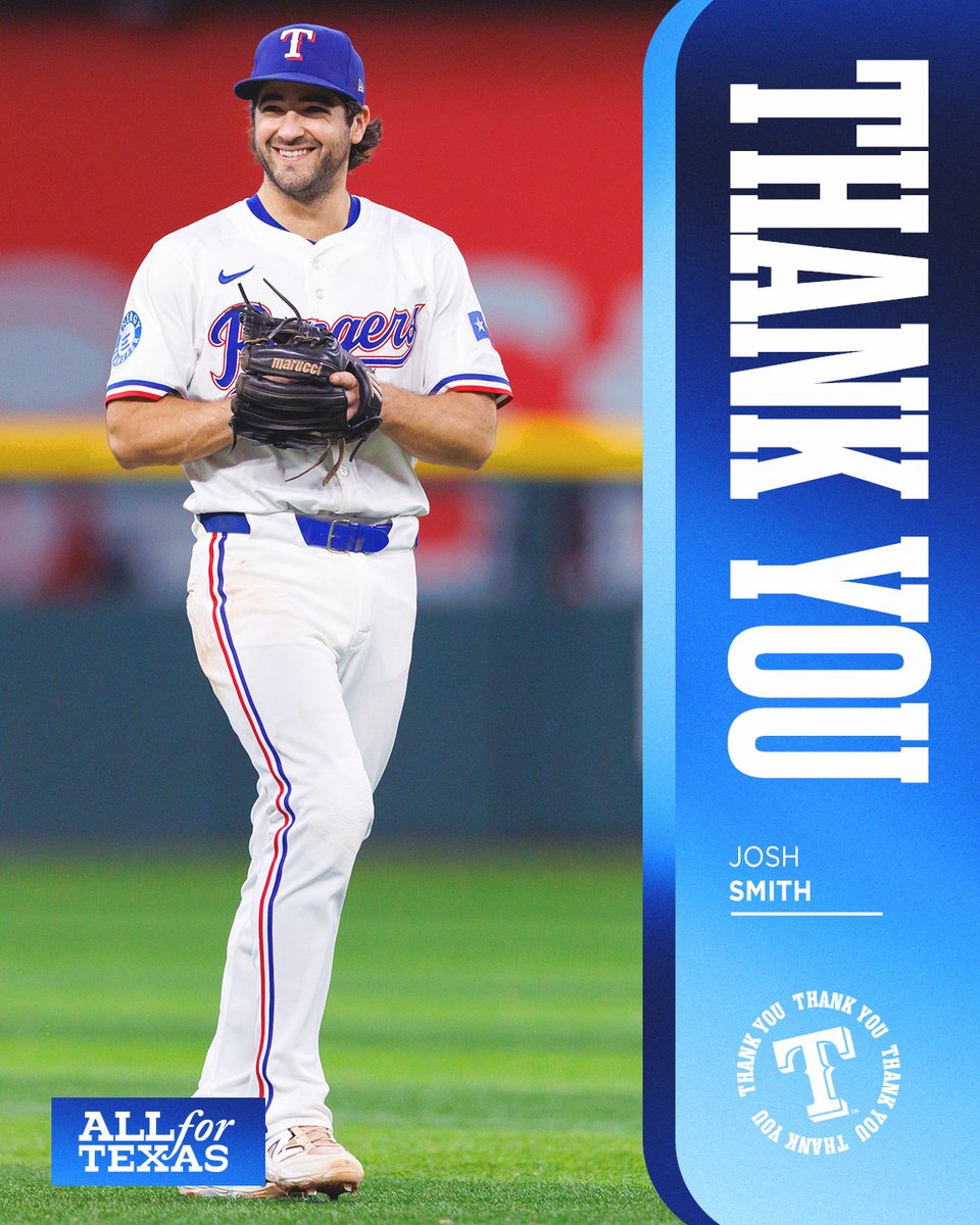 Rangers's tweet photo. Thank you, Josh, for your commitment to the organization over the past five seasons.

Best of luck in Toronto. https://t.co/Z5oDAKV8D8