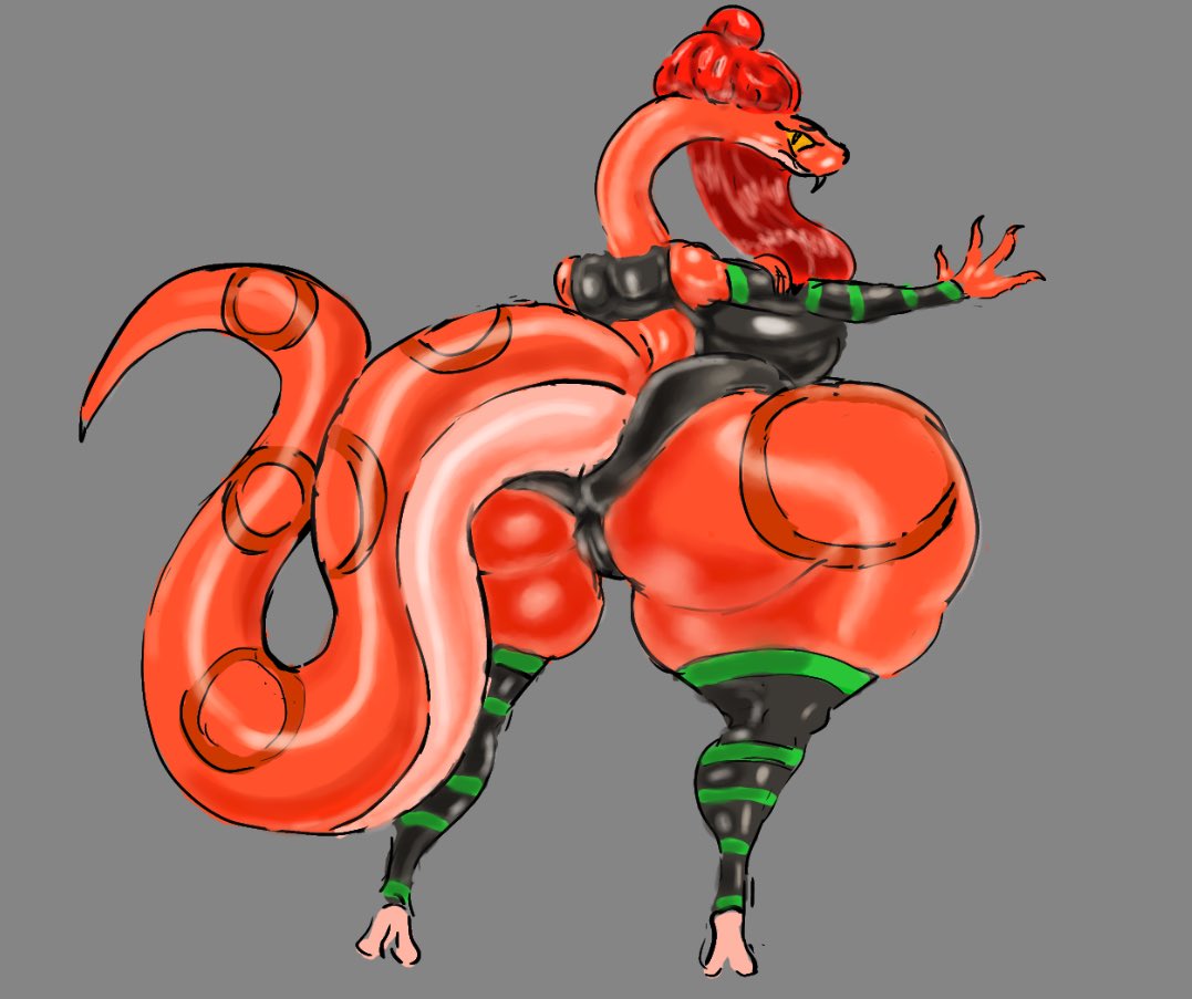 supersairaptor's tweet photo. Hey @trinityfate62 this time I colored Elyssa. One of the greatest thicc sneks in all of existence. https://t.co/EAhgNeDVU6