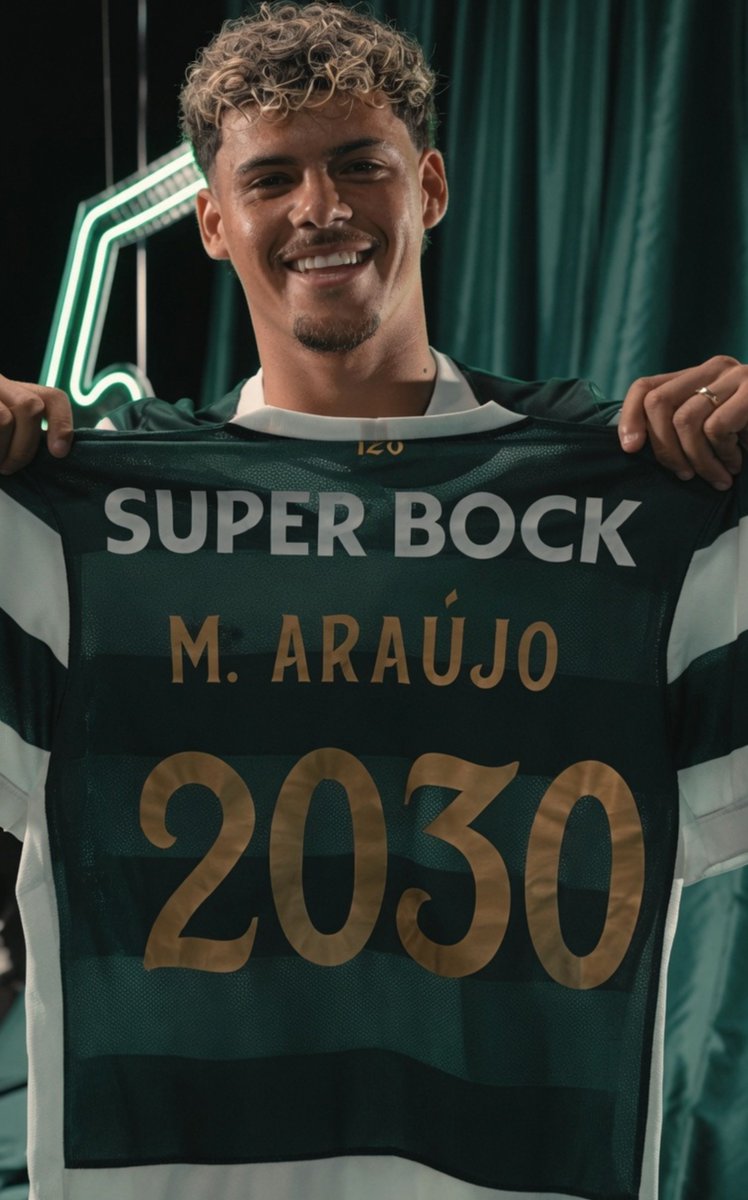 DrFlavioCosta's tweet photo. Maxi Araújo renova contrato até 2030 pelo Sporting CP. https://t.co/7bFPB8xROC