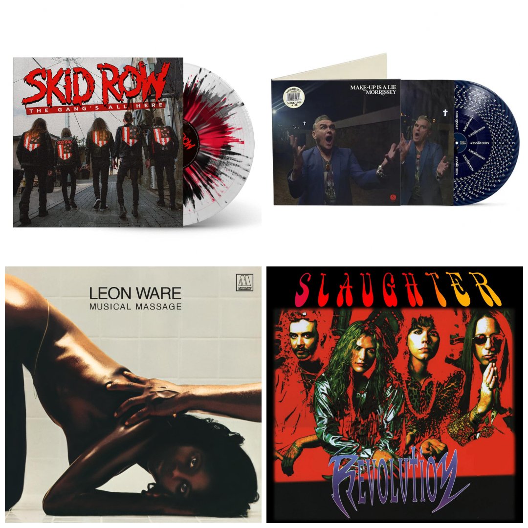 bestvinyldeal's tweet photo. #SkidRow – The Gang's All Here (Black/White/Red Splatter) $27.80 https://t.co/A1u7vuwBC4
#Morrissey - Make Up Is a Lie (Zoetrope) $25.80 https://t.co/pQS18ogzTc
#LeonWare - Musical Massage $23.80 https://t.co/nPRUD37c4v
#Slaughter - Revolution $24 https://t.co/sdTaSGwAtv https://t.co/ySWJ6BsuBu