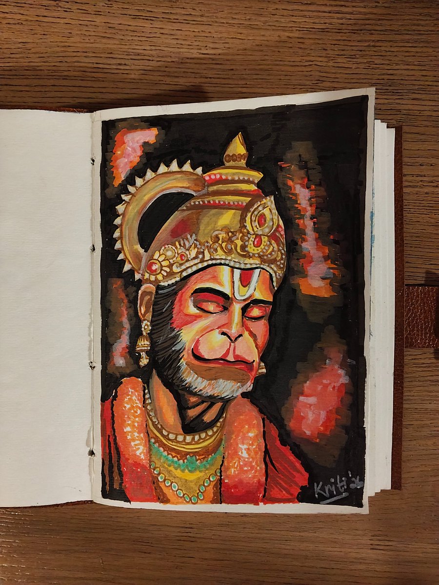Indianpunner's tweet photo. Unfolding a new medium - acrylic markers. (Did well 😄)
Jai shree Ram
#artistoftwitter https://t.co/ntyRWwpOPW