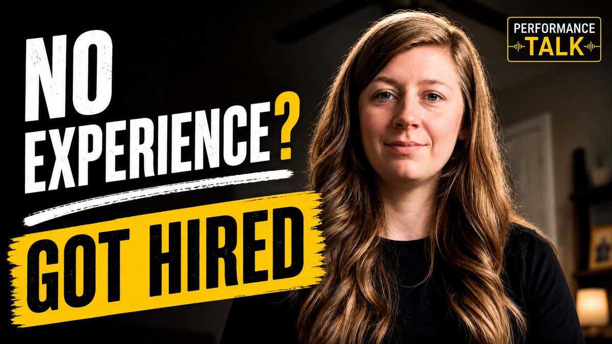 PerformanceTalk's tweet photo. No experience. No connections.
Here's how Anna landed her first strength &amp; conditioning job.
🎥 Full episode on YouTube.

#StrengthAndConditioning #SportsPerformance #PerformanceTalk https://t.co/SqCIIWTBtd