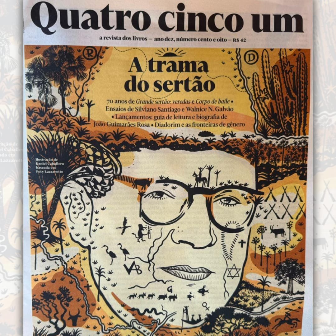 topbookseditora's tweet photo. A revista "Quatro cinco um" de agosto traz extenso material sobre João Guimarães Rosa, incluindo boa resenha de Luis Campagnoli da biografia escrita por Leonencio Nossa e editada por Topbooks e Nova Fronteira.

#topbookseditora 
#guimarãesrosa
#leonencionossa
#novafronteira https://t.co/uMy6iTw5uG