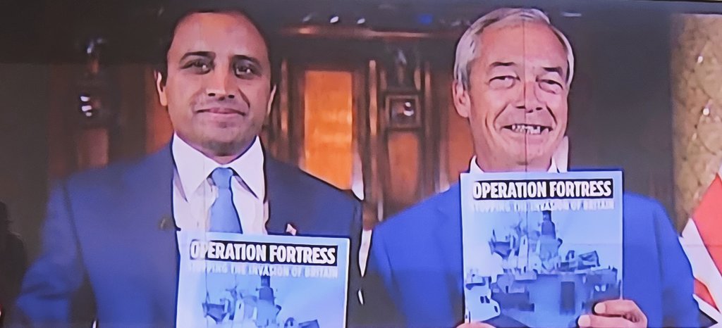 TStandfield1789's tweet photo. Operation Fortress, with a ship that was sold sixteen years ago.
Fucking clowns.
@ZiaYusufUK @Nigel_Farage @reformparty_uk https://t.co/keWAS4ZnIw
