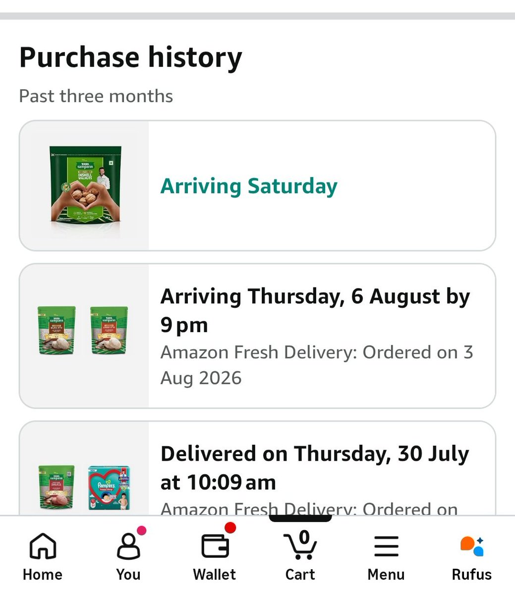 SukantaDeghoria's tweet photo. @amazon @amazonIN @AmazonHelp 
Where #AmazonPrime subscribers same day delivery policy?
Order today delivery date shows Saturday and Thursday!
So why we take #Prime Membership? https://t.co/9w3uBExp6Y