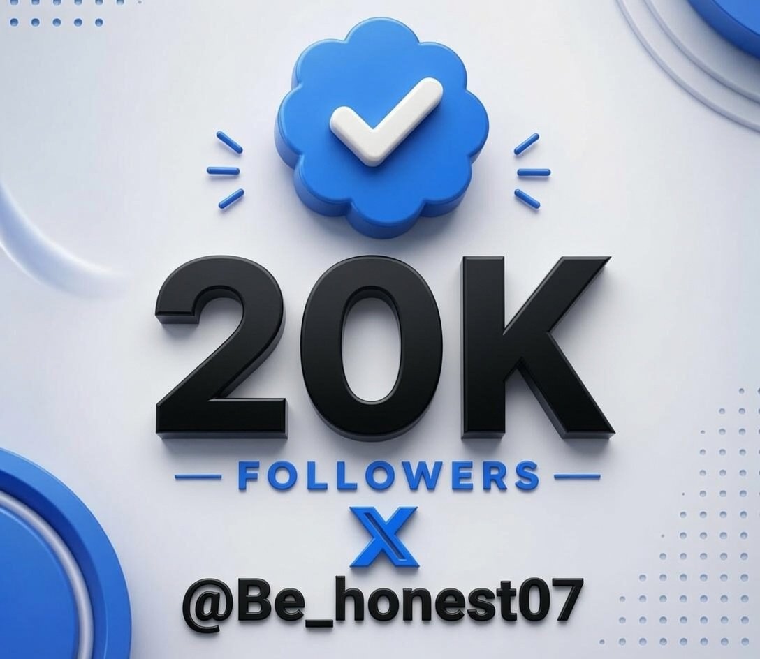 Be_honest07's tweet photo. Less than 20K followers? 💙

Comment HELLO 👇
Support available 24/7 ⚡

Active creators support active creators. 🚀 https://t.co/LKPMbL6Q8h