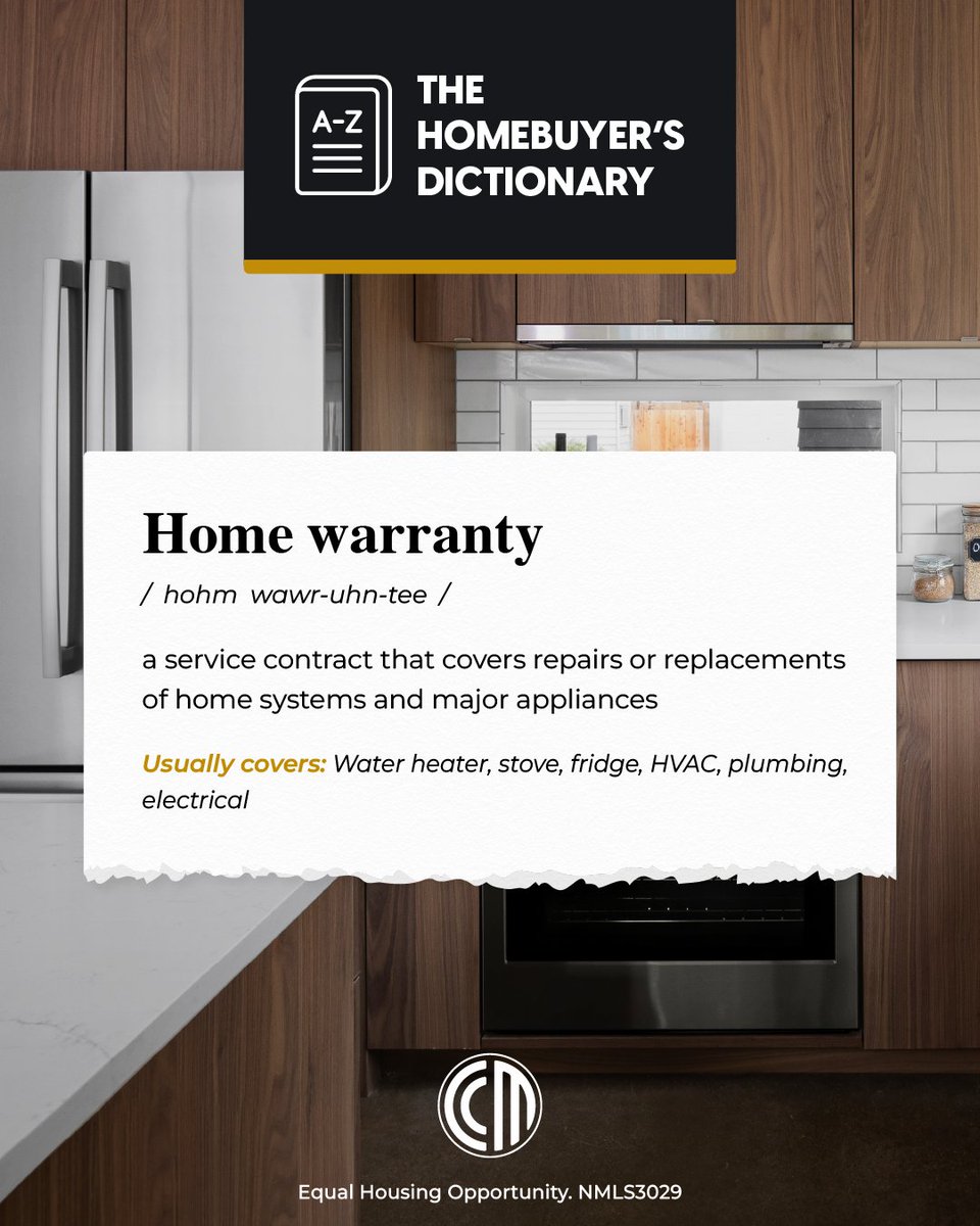 stuartspalt's tweet photo. The last thing you want to do after buying a home is deal with a fridge on the fritz or a plumbing leak. A home warranty offers protection for your home’s major systems and appliances, so you can rest easy knowing repairs are covered. Learn more: https://t.co/y6QQSyDYXf https://t.co/FxCXhBAeHs