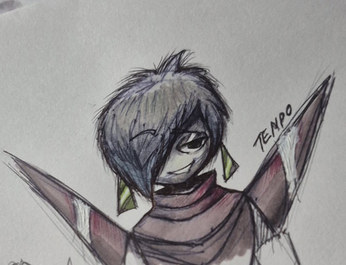 RamenCutie's tweet photo. Small doodle of Tempo https://t.co/j4n79MAeuu