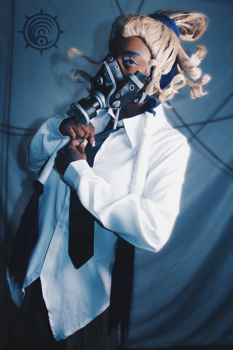 _DayummDez's tweet photo. Tamsy Caines x Gachiakuta ☁️🤩🧵
Wig, Mask & Tokushin Instrument made by meeee ⚠️
Scar: @mehronmakeup 🤘🏽
#DayummDez #Dez #tamsycainescosplay #Tamsycosplay #gachiakuta https://t.co/1W1ZCkOnLv