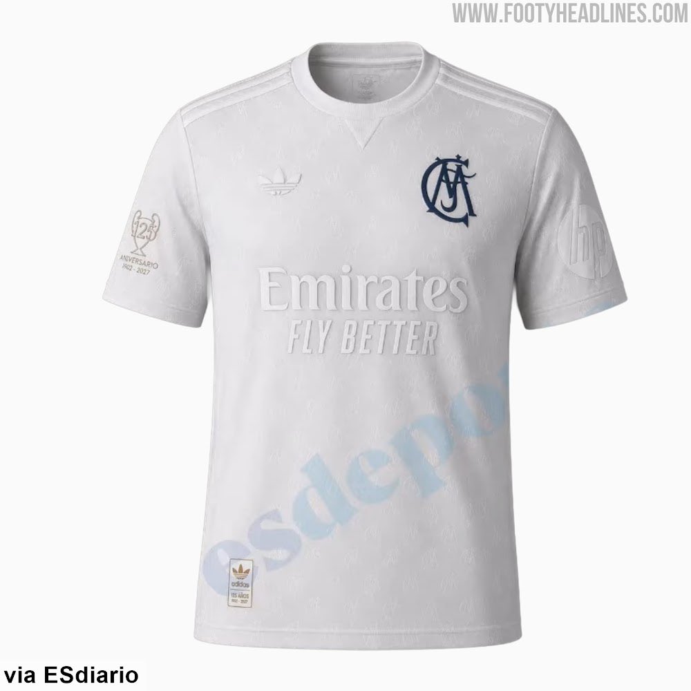 madrid_total2's tweet photo. La camiseta del 125 aniversario del Real Madrid saldría en MARZO 2027 y así sería la camiseta.

Info de FootyHeadlines. https://t.co/8cf7xAn0F5