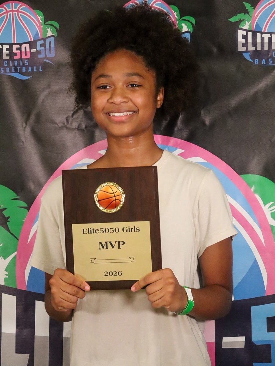 ZariaDemars's tweet photo. Honored to be named the Class of 2029 MVP and to win the 3V3 Platinum Championship at the Elite 50-50!

Thank you to the coaches and organizers for an incredible opportunity, and thank you to everyone who continues to support me. Grateful for the experience— time to keep working! #MVP #ClassOf2029