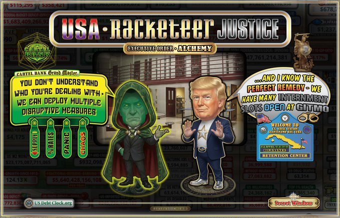 MichaelM717735's tweet photo. Let the Tribunals begin!
GITMO IS READY!!! https://t.co/54anXiVH5U