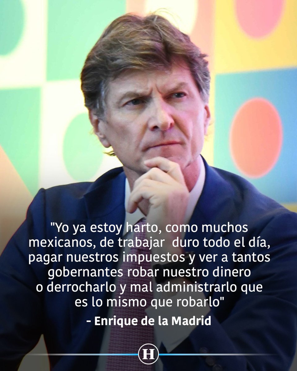 heraldodemexico's tweet photo. 🚨 @edelamadrid criticó el manejo de los recursos públicos y aseguró que muchos mexicanos están "hartos" de trabajar, pagar impuestos y ver a gobiernos "robar nuestro dinero o derrocharlo". Sus declaraciones se dieron luego de compartir una publicación sobre las pérdidas acumuladas por Pemex durante el primer semestre de 2026.