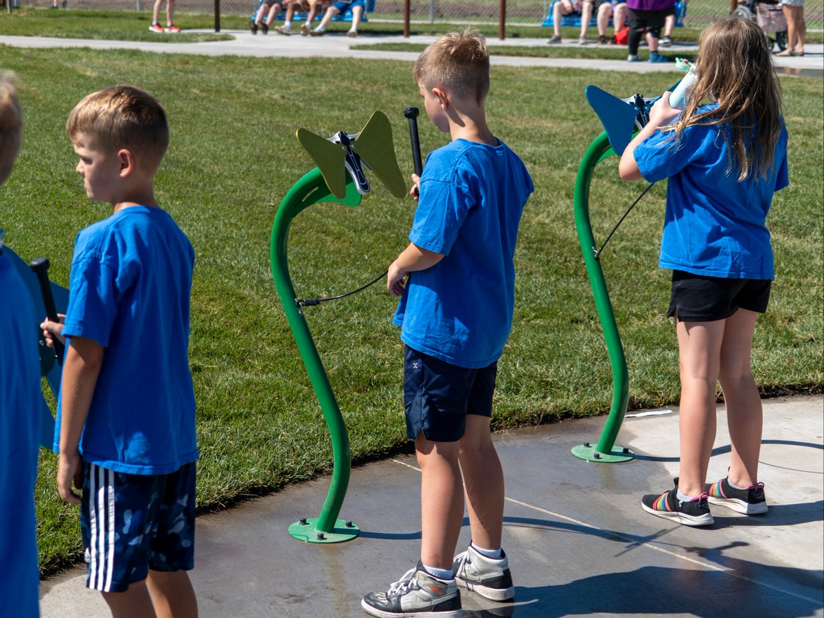 CityOfLincoln's tweet photo. Celebrating one year with the Mahoney Park Inclusive Playground! 🥳 https://t.co/9hppilOBV4