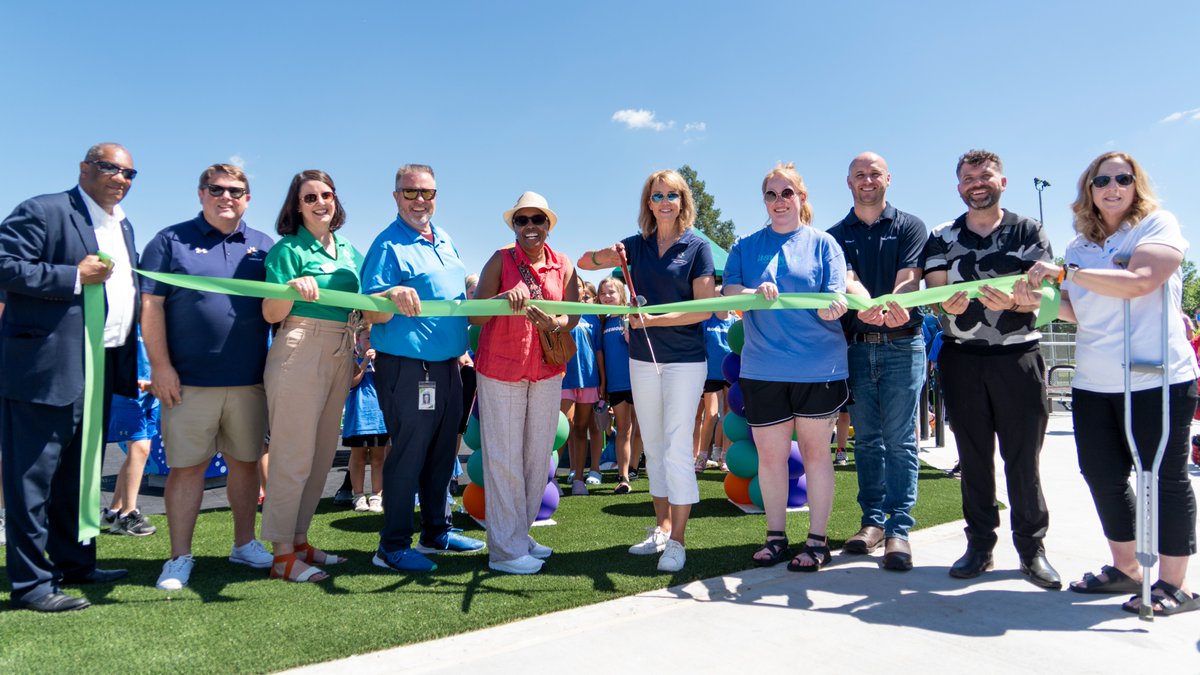CityOfLincoln's tweet photo. Celebrating one year with the Mahoney Park Inclusive Playground! 🥳 https://t.co/9hppilOBV4