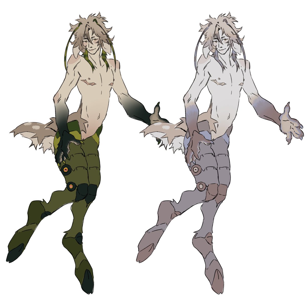 muttaker_'s tweet photo. Would anyone be interested in adopting this old design of mine? Deer x centipede demon !

Asking for 35pounds :] https://t.co/s8EWsHkMC6