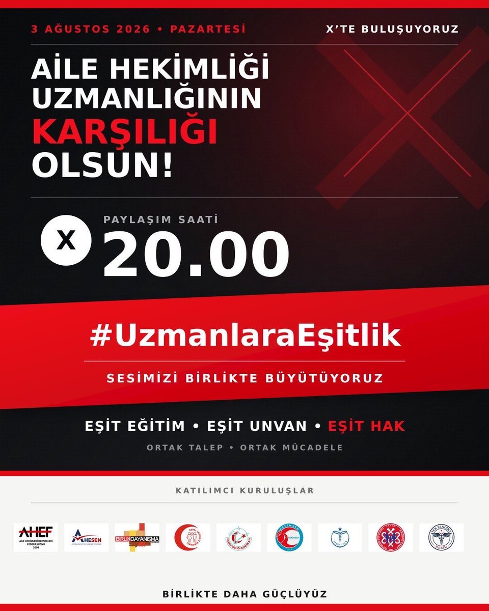 hekimsen's tweet photo. 📌 AİLE HEKİMLİĞİ UZMANLIĞI GÖRMEZDEN GELİNEMEZ

Güçlü birinci basamak sağlık sistemi; hekimlerin emeğinin, bilgisinin ve uzmanlığının karşılık bulmasıyla mümkündür.

Aile hekimliği uzmanları; koruyucu sağlık hizmetlerinden kronik hastalıkların takibine, akılcı ilaç kullanımından etkili sevk sisteminin kurulmasına kadar çok önemli görevler üstlenmektedir. Buna rağmen mevcut ödeme sistemi, uzmanlık eğitimini ve kadro unvanını yeterince dikkate almamaktadır.

Uzmanlık farkının yalnızca sınırlı bir nüfus puanına yansıtılması, yıllarca süren eğitimi ve artan mesleki sorumluluğu karşılamamaktadır. Birim nüfuslarının azaltılması ve gelirlerin giderek performansa bağlı hâle getirilmesi ise temel hakedişleri zayıflatmaktadır.

Taleplerimiz nettir:

✅ Uzmanlık farkı tüm ödeme kalemlerine yansıtılmalıdır.
✅ Teşvik ve ek ödeme oranları uzmanlık eğitimi dikkate alınarak yeniden düzenlenmelidir.
✅ Nüfus puanları ve hasta katsayıları artırılmalıdır.
✅ Temel gelir güvenceli ve öngörülebilir olmalıdır.

Aile hekimliği uzmanlığını değersizleştiren değil, teşvik eden adil bir sistem kurulmalıdır.

    Sen de #UzmanlaraEşitlik diyerek bu haklı mücadeleye destek ver!

#sağlıkbakanlığı 
#ailehekimliği 
#Hekimsen