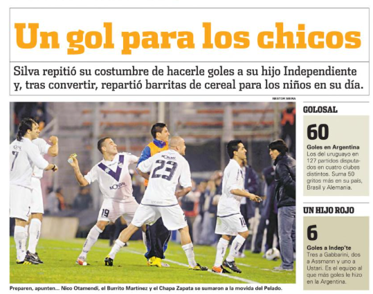 FutbolRetroAr's tweet photo. Noticia diario "Olé", año 2010. https://t.co/34WIW1gGcn
