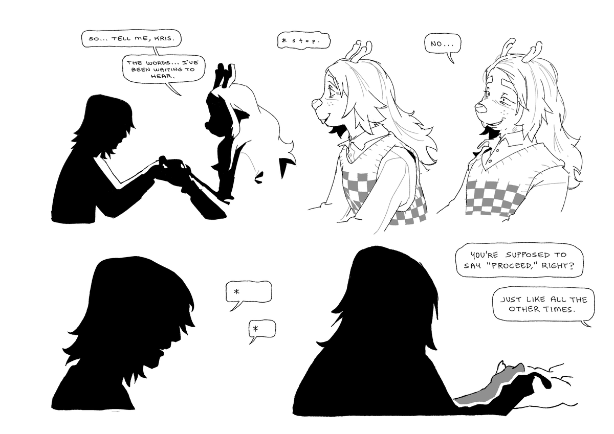 toqiuh's tweet photo. Proceed. #deltarune #deltarunespoilers https://t.co/Z38JZTXps1