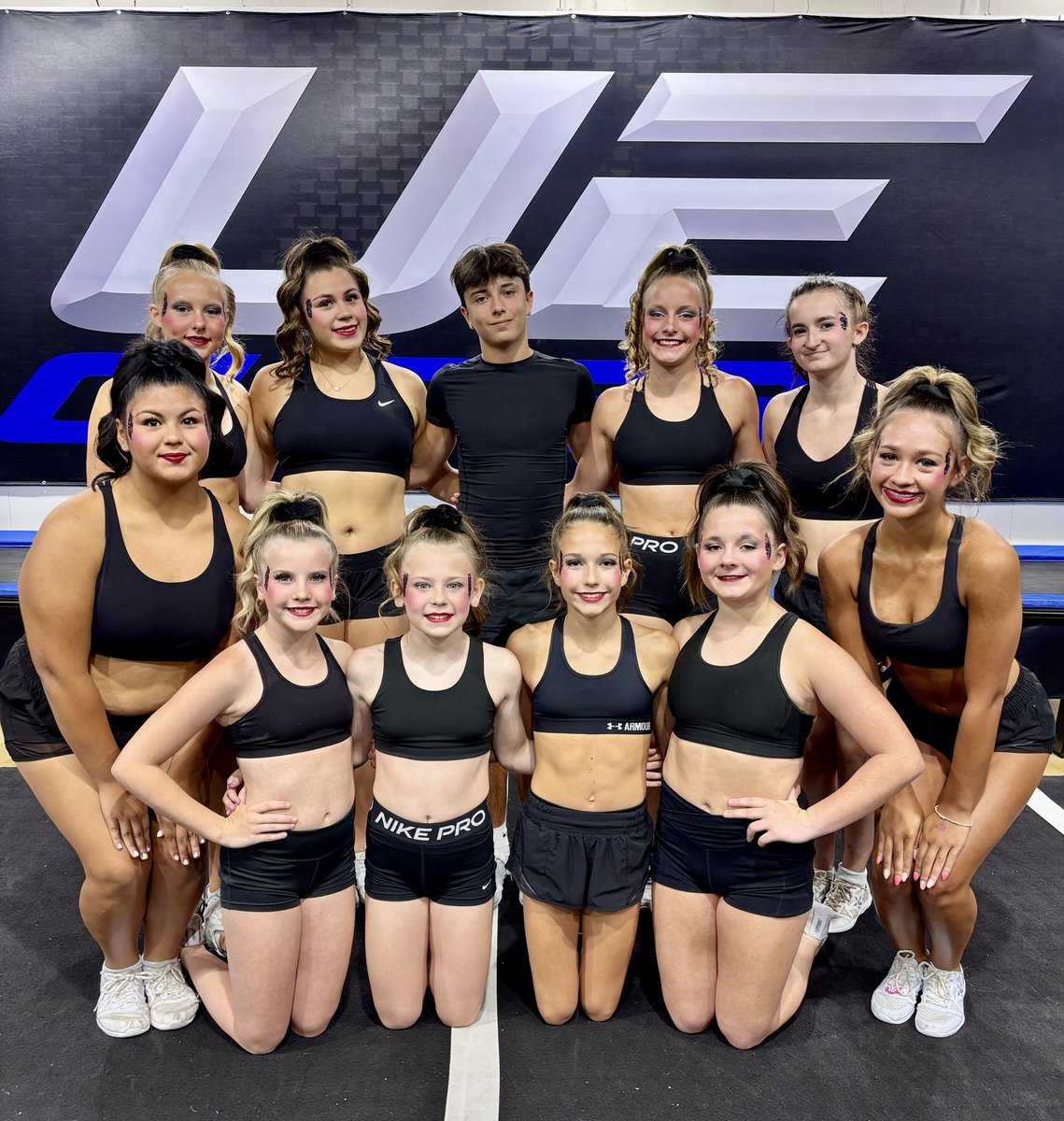 UECheerGym's tweet photo. Stunt Choreo today for REVOLT! Next up routine choreography! 
#ueistheplacetobe
#season19 https://t.co/AdhN4a9qRk