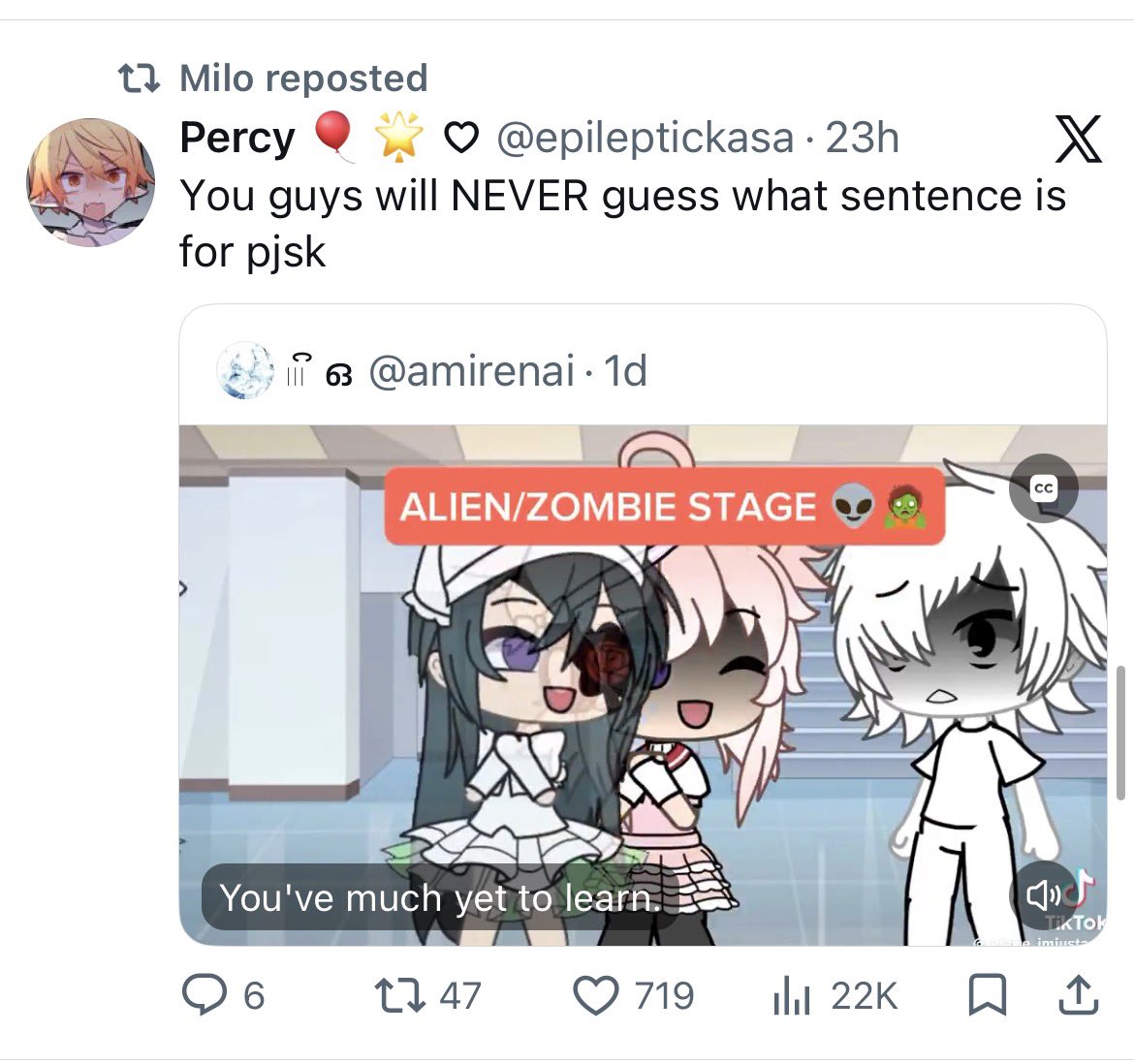yamilohen's tweet photo. “milo reposted” this guy has never played pjsk😂😂😂😂😂😂😂😂😂😂😂😂😂😂😂😂😂😂😂😂😂 https://t.co/Gm6rhJ6vYO