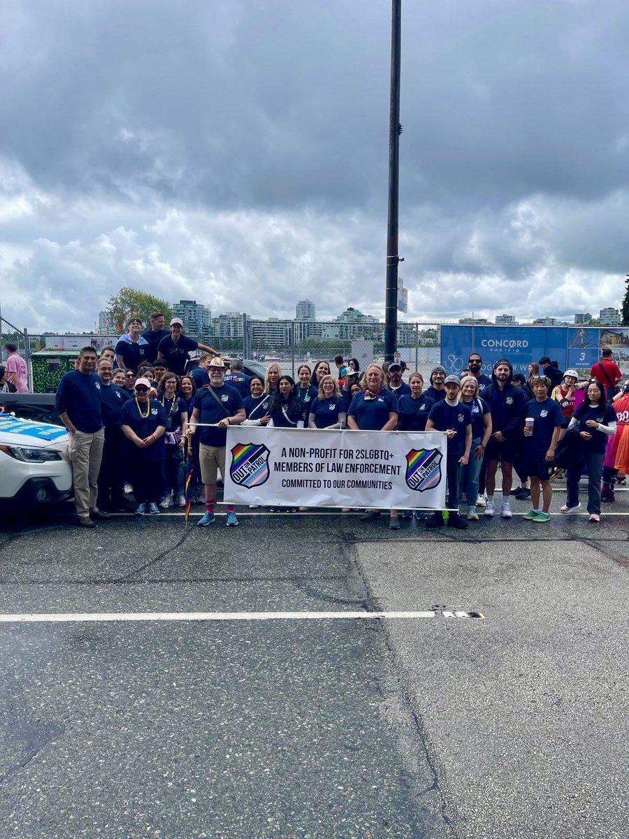 OutOnPatrol's tweet photo. What a day for Out On Patrol!

For the first time since our public launch in 2020, Out On Patrol officially took part in the Vancouver Pride Parade, and we could not have asked for a better experience.

Seeing our members walking together through the streets of Vancouver, surrounded by friends, family, colleagues, community partners, and thousands of people celebrating Pride, was pretty incredible.

There were lots of smiles, plenty of cheering, and so much support along the entire parade route. For an organization that started six years ago with a simple goal of bringing 2SLGBTQ+ members of law enforcement together and building stronger connections with our communities, this was a pretty special milestone.

A huge thank you to @vancouverpride for working collaboratively with us to reach this milestone. We are incredibly grateful for the open dialogue, partnership, and work that helped make our participation in this year’s parade possible. Thank you as well to everyone who supported us along the way, and especially to our members, friends, families, and supporters who came out and walked with us.

And to everyone who cheered, waved, high-fived, and welcomed us along the route, thank you. You made our first Vancouver Pride Parade one we will never forget.

Happy Pride, Vancouver!