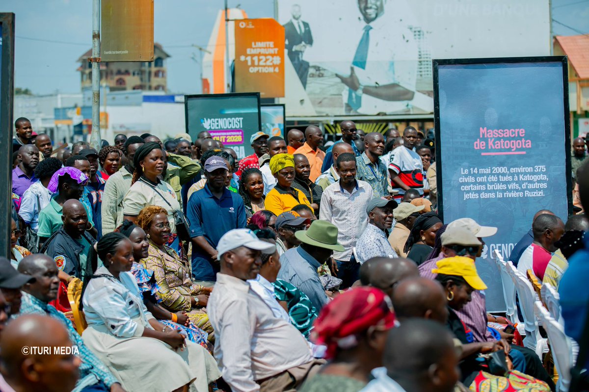 FonarevRDC's tweet photo. L’Ituri se souvient.

À Bunia, la commémoration officielle du GENOCOST s’est tenue en présence du Gouverneur militaire de la province de l’Ituri, le Général-major Gaby Kasongo Mulumba, ainsi que de plusieurs survivants venus rendre hommage aux millions de victimes des crimes commis en République démocratique du Congo.

Maintenant que tu sais, que fais-tu ?

✍🏾 Signez la pétition : https://t.co/ueI2dk1p7W