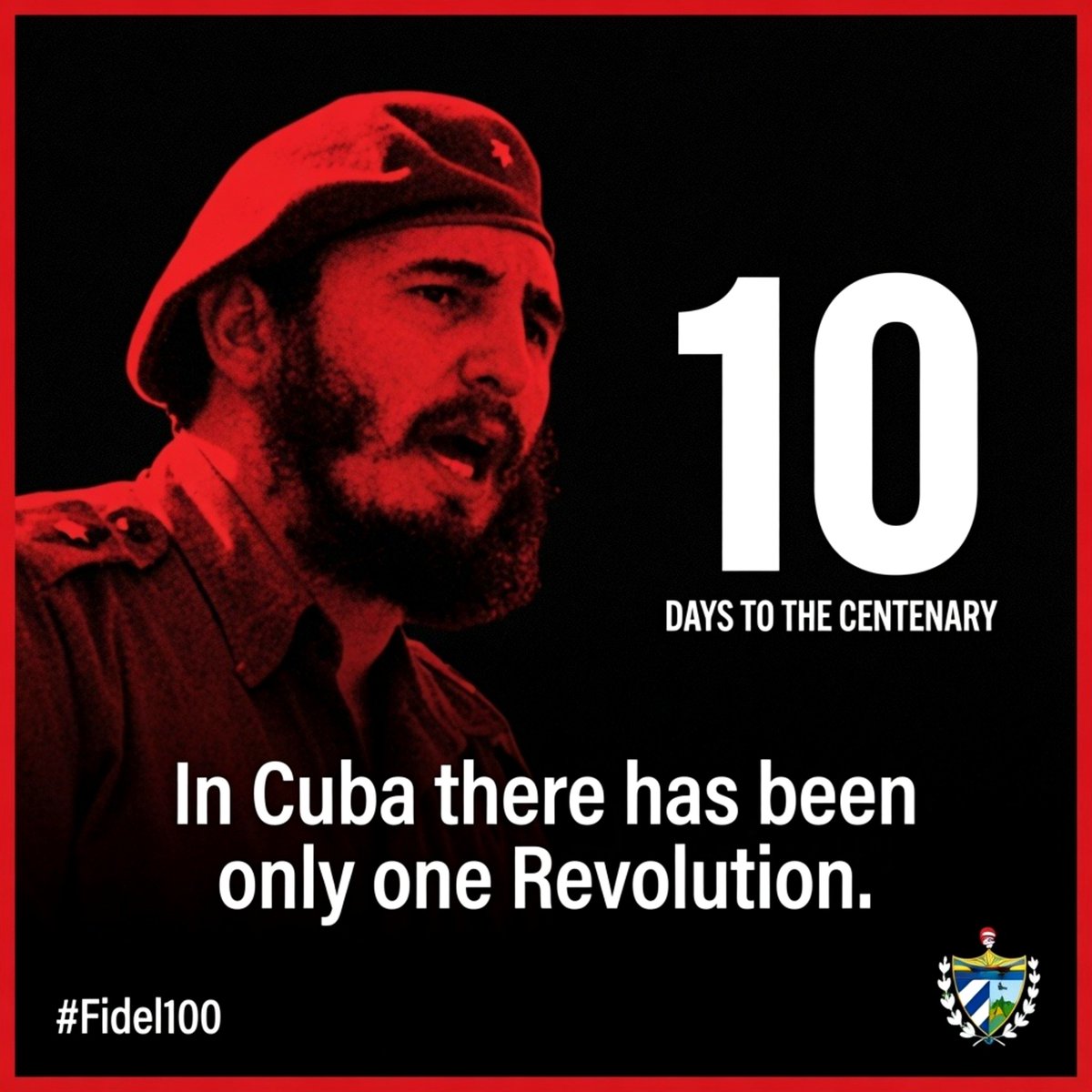 EmbaCuba_UK's tweet photo. 🇨🇺 "In Cuba there has been only one Revolution."
From La Demajagua in 1868, the '95, the anti-imperialist struggle of '33, and the triumph of 1959: chapters of the same fight. An unbroken legacy we will honour this 13 August in London. 🇨🇺❤️

#100AñosConFidel #Cuba https://t.co/OBMJCSfi9H