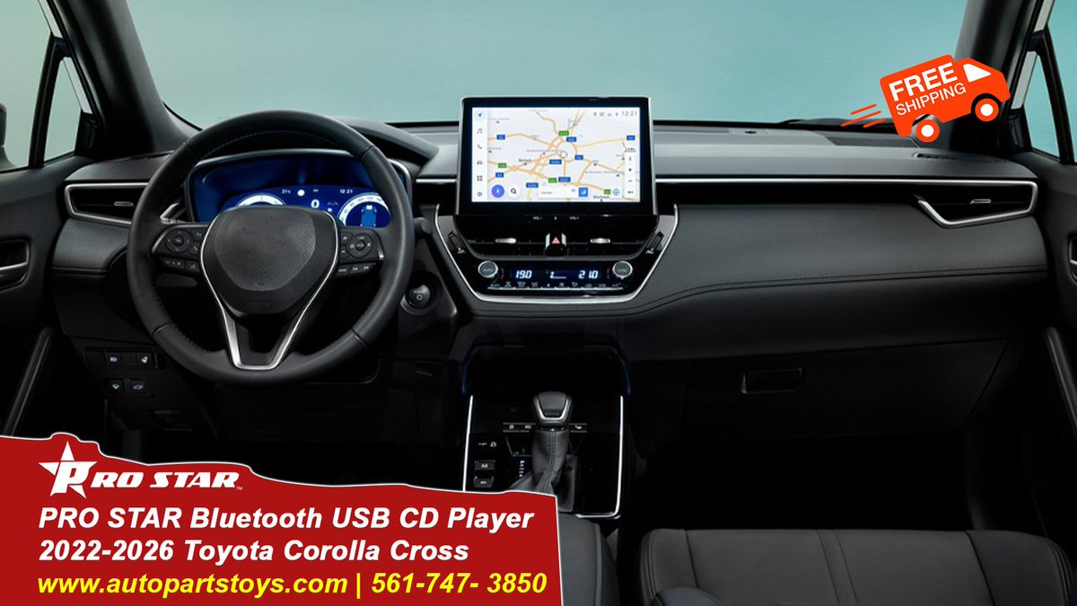 ProStar_CD's tweet photo. Bring your CD collection back to life in your 2022-2026 Toyota Corolla Cross with the PRO STAR Bluetooth USB CD Player!

🔌 Plug &amp; Play
👉 Steering wheel control
🚚 FREE US Shipping!

#ToyotaCorollaCross #CarAudio #ToyotaNation #CarUpgrades #AutoPartsToys #CarAccessories https://t.co/QMYwLemyqG