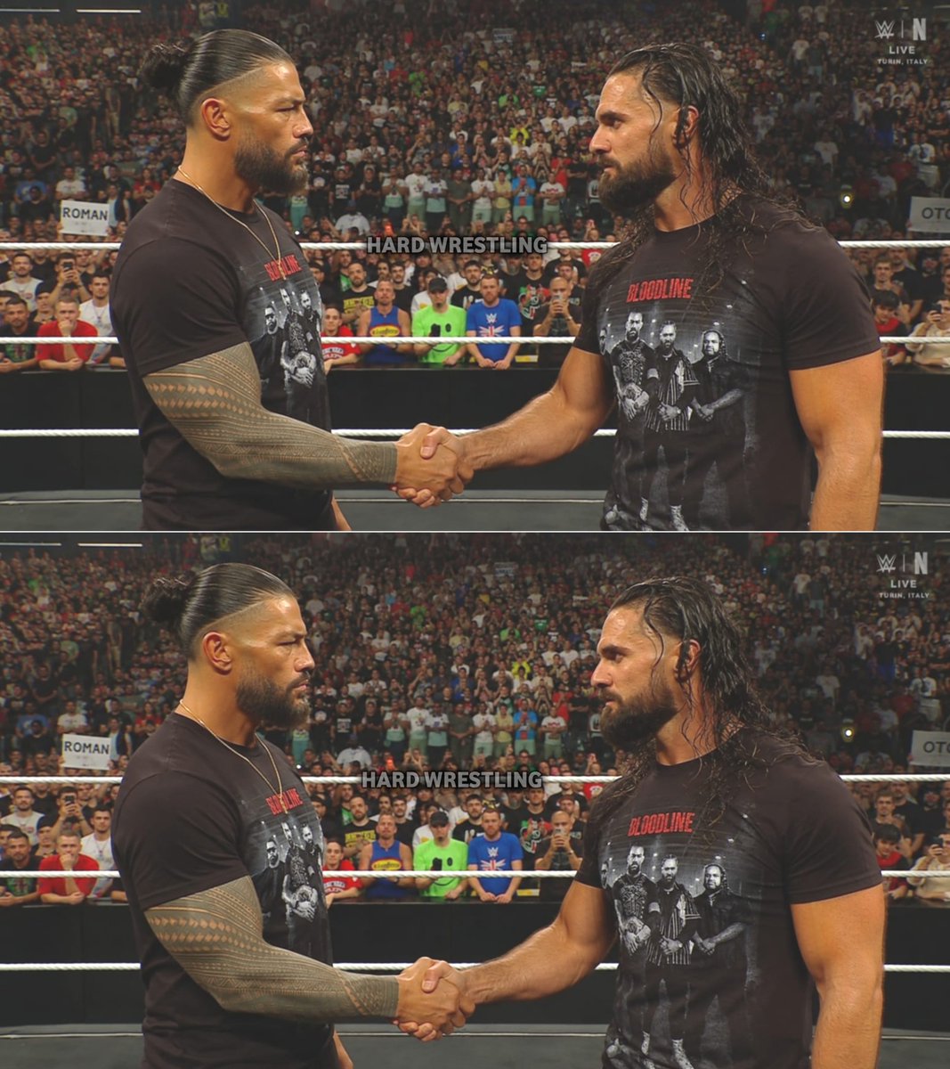 HardyAll77's tweet photo. Tomorrow Monday Night Raw will acknowledge Seth Rollins Roman Reigns as his Tribal Chief #romanreigns #sethrollins #wwe #wweraw #wweshield #viral #wrestling https://t.co/Q17dlB1Ivc