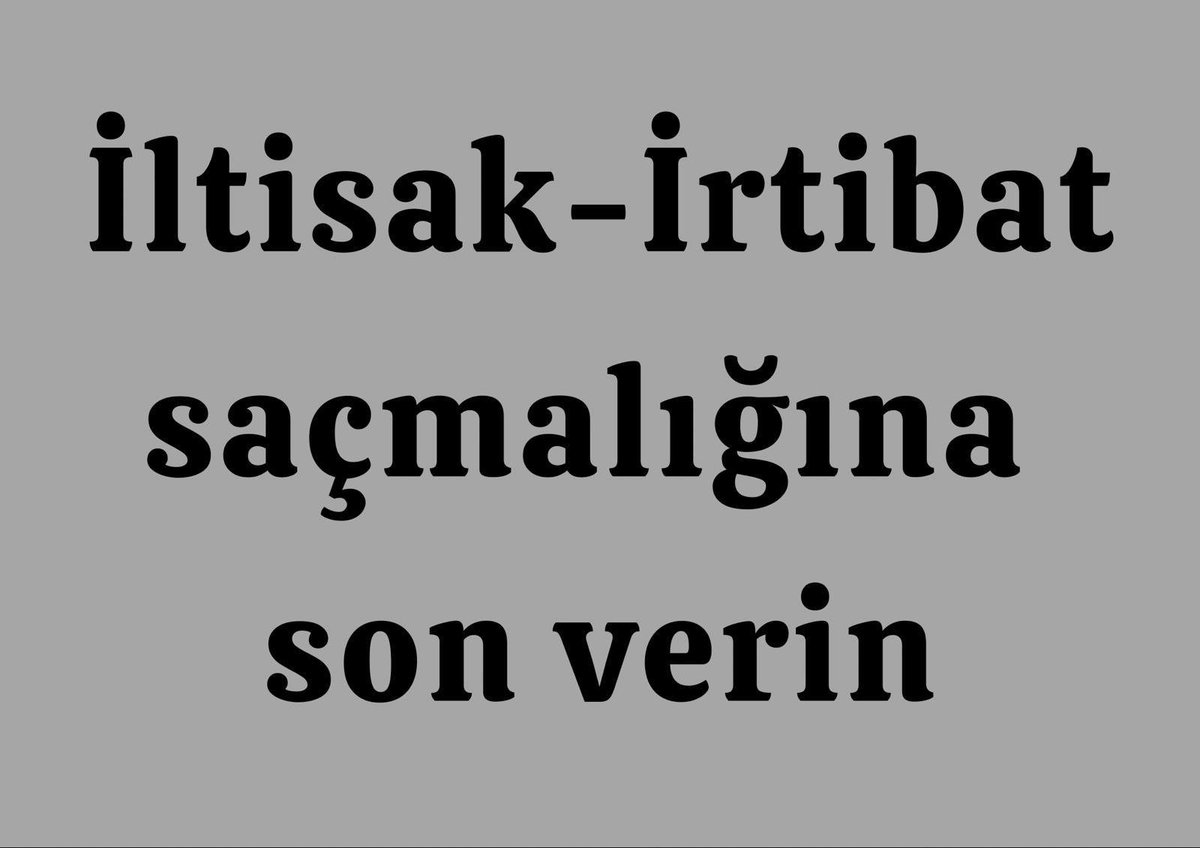 Amasya_KHK05's tweet photo. #KHKlılardanMecliseÇağrı
İrtibat-İltisak saçmalığına son verilsin. https://t.co/F6XMj68RRc