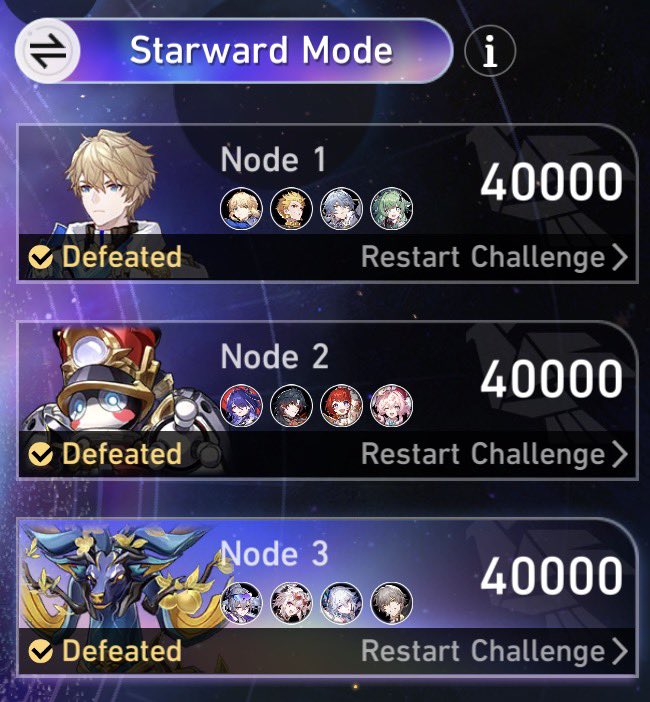langleykada's tweet photo. @Wixterz_ The whole year skipping Remem and investing gems on premium teams paid off 

Node 1: Cost 14 - Saber E6S1, Gilga E0S0, Sunday E1S1, Huohuo E0S1

Node 2: Cost 12 - Acheron E2S1, MBlade E0S1, Tribbie E2S1, Hyacine E0S1

Node 3: Cost 12 - SW999 E2S1, Sparxie E2S1, Yao E2S1 https://t.co/lDaZJGWexe