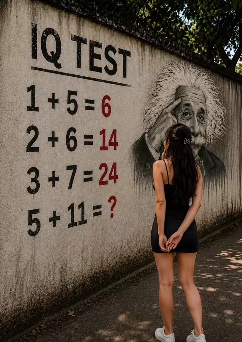 melekiiste's tweet photo. bunu çözersen, IQ seviyen ortalamanın üstündedir.

Cevap kaç? https://t.co/hucAPYsJp8
