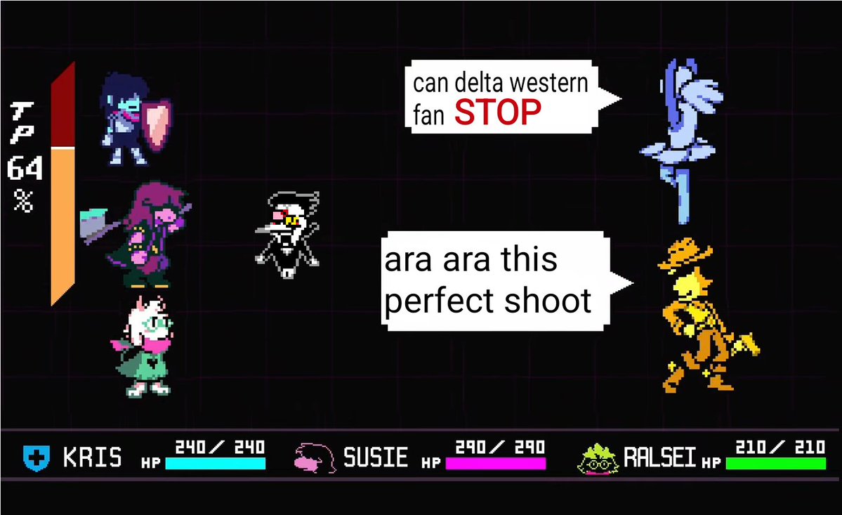 DELTARUNE POSTING (Seth) tweet media