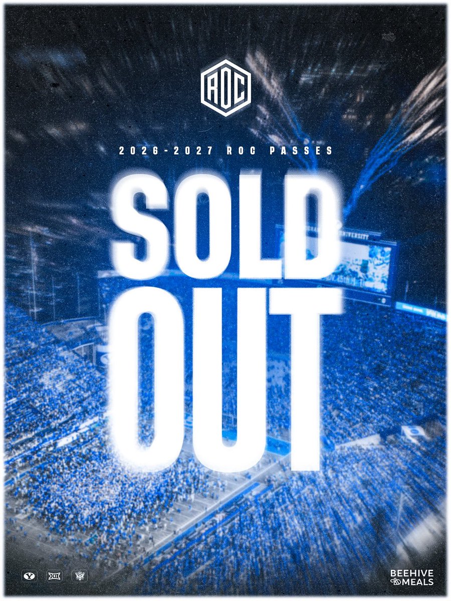 byuROC's tweet photo. SOLD OUT https://t.co/ApT42hM1ZK